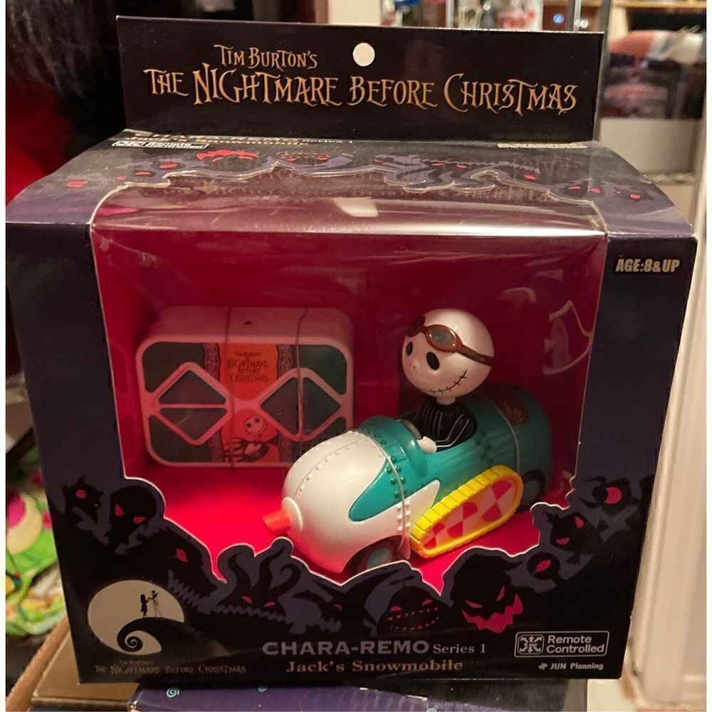 Nightmare Before Christmas Remote Control Jack Snowmobile Jun Planning NEW